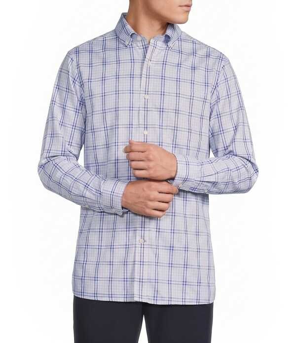 ダニエル クレミュ メンズ トップス シャツ Daniel Cremieux Signature Label The Icon Medium Plaid Long Sleeve Woven Shirt
