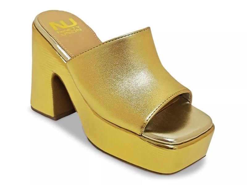 ナインティユニオン レディース シューズ サンダル プラットフォーム Ninety UnionPorto Platform Sandal Gold Metallic ゴールド