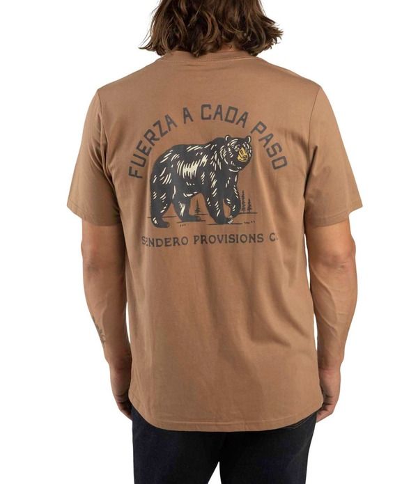 センデロプロビジョンズ メンズ トップス シャツ Sendero Provisions Co Bear Short Sleeve TShirt Light Brown ブラウン
