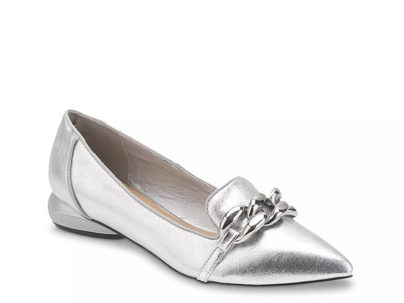 ナインティユニオン レディース シューズ スリッポン・ローファー Ninety UnionMira Loafer Silver Metallic シルバー