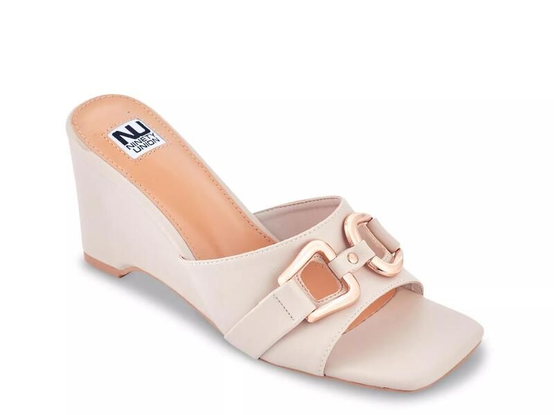 ナインティユニオン レディース シューズ サンダル Ninety UnionKensy Wedge Sandal Ivory アイボリー