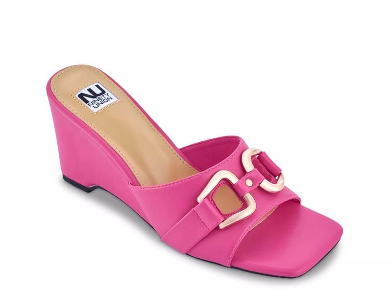 ナインティユニオン レディース シューズ サンダル Ninety UnionKensy Wedge Sandal Fuchsia フューシャ
