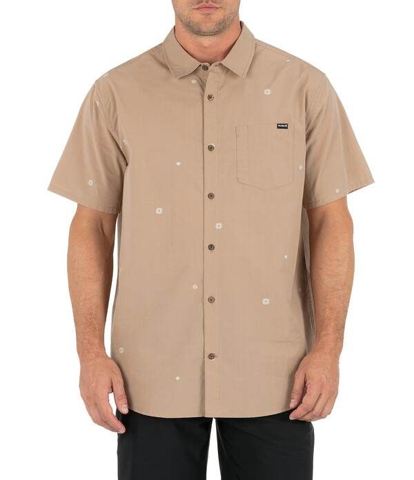 ハーレー メンズ トップス シャツ Hurley Dobby Ditsy Short Sleeve Woven Shirt Bristlecone