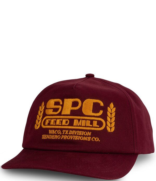 センデロプロビジョンズ メンズ アクセサリー 帽子 Sendero Provisions Co Feed Mill Hat Maroon マルーン