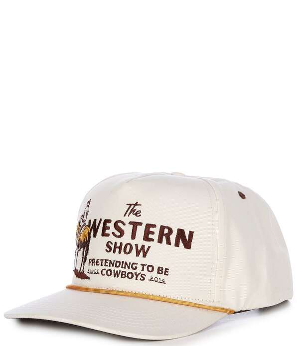 センデロプロビジョンズ メンズ アクセサリー 帽子 Sendero Provisions Co Western Show Trucker Hat White ホワイト