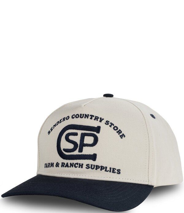 センデロプロビジョンズ メンズ アクセサリー 帽子 Sendero Provisions Co Ranch Supplies 5Panel Hat CreamNavy クリーム