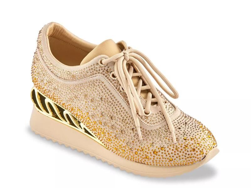 レディクチュール レディース シューズ スニーカー Lady CoutureJackpot Wedge Sneaker Gold Multicolor ゴールド