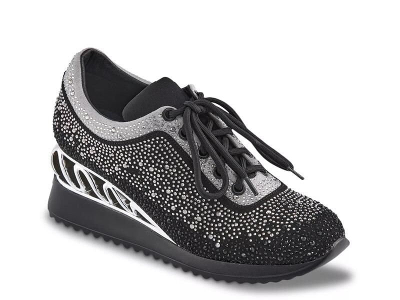 レディクチュール レディース シューズ スニーカー Lady CoutureJackpot Wedge Sneaker Black Multicolor ブラック