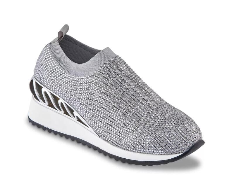 レディクチュール レディース シューズ スニーカー Lady CoutureBella Wedge Sneaker Silver シルバー