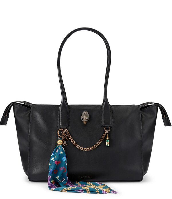 カートジェイガーロンドン レディース バッグ Kurt Geiger London Sloane Shopper Tote Shoulder Bag Black ブラック