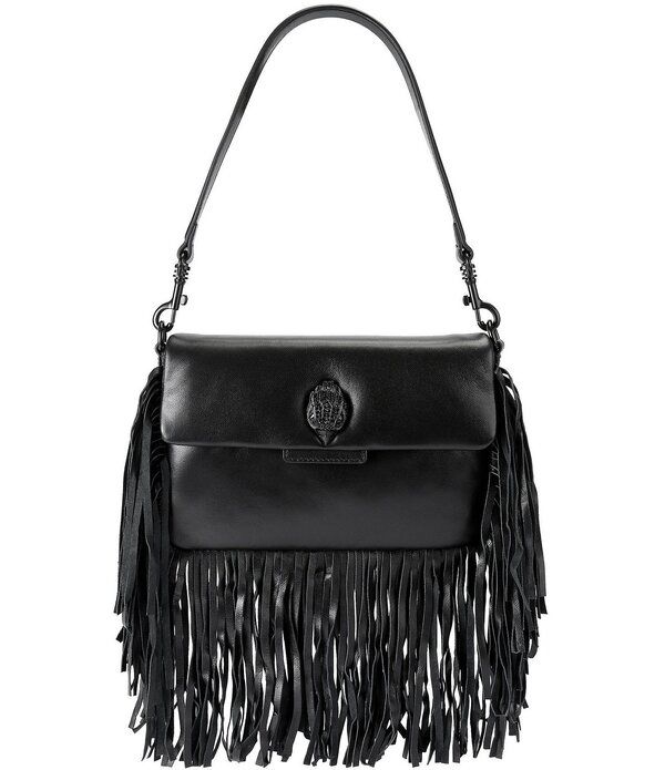 カートジェイガーロンドン レディース バッグ オックスフォード レザー フリンジ Kurt Geiger London Small Oxford Fringe Leather Shoulder Bag