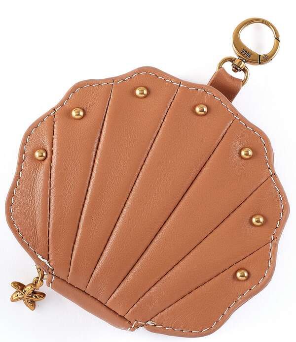 ホボ レディース アクセサリー 財布 HOBO Seashell Clipouch Bag Warm Cashew