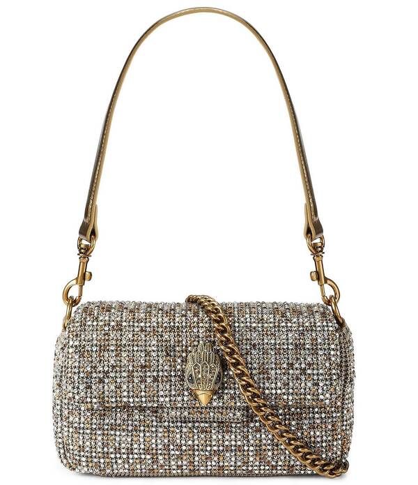 カートジェイガーロンドン レディース バッグ ミニ オックスフォード Kurt Geiger London Embellished Fabric Mini Oxford Crossbody Bag B