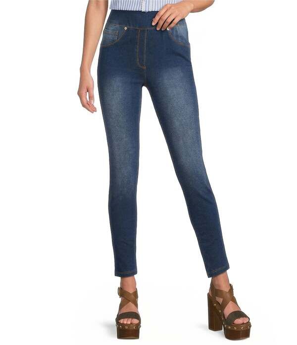 カレッサ レディース ボトムス カジュアルパンツ デニム アンクル Calessa Denim Four Way Stretch Skinny Anklength Jeggings Dark Indi