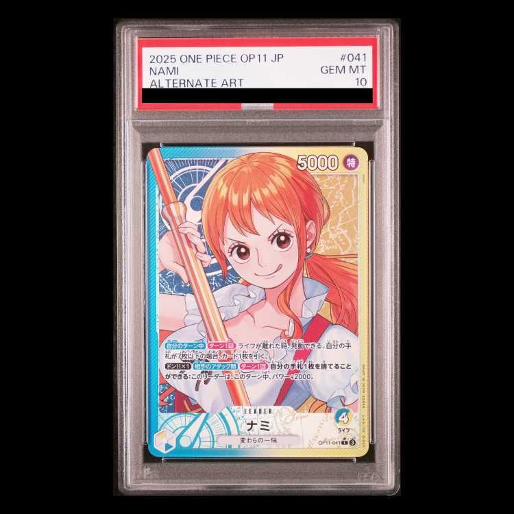 【PSA10】ナミ(パラレル) P-L OP11-041 1枚