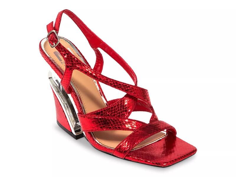 ナインティユニオン レディース シューズ サンダル Ninety UnionVienna Sandal Red Snake Print レッド