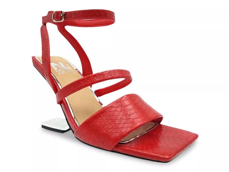 ナインティユニオン レディース シューズ サンダル Ninety UnionPriva Sandal Red Snake Print レッド