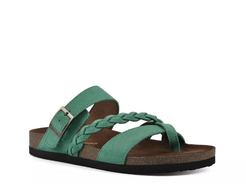 ホワイトマウンテン レディース シューズ サンダル White MountainHazy Slide Sandal Dark Green グリーン