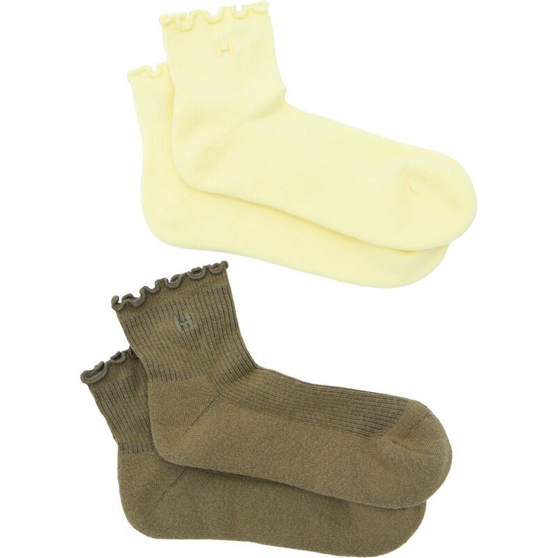 ハーフデイズ レディース アンダーウェア 靴下 フリル Halfdays Ruffle Socks Womens MartiniLimoncello