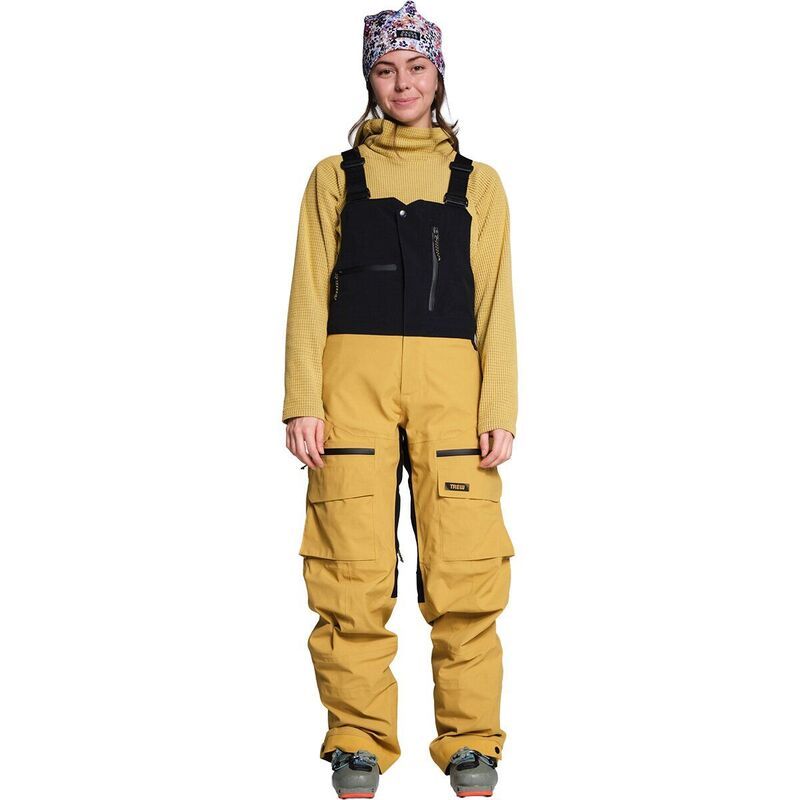 トルゥーギア レディース ボトムス カジュアルパンツ Trew Gear Chariot Bib Pant Womens Mountain Gold ゴールド