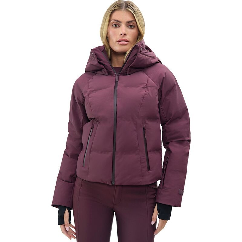 ハーフデイズ レディース アウター ジャケット・ブルゾン Halfdays Georgie Seamless Puffer Jacket Womens Glazed Cherry