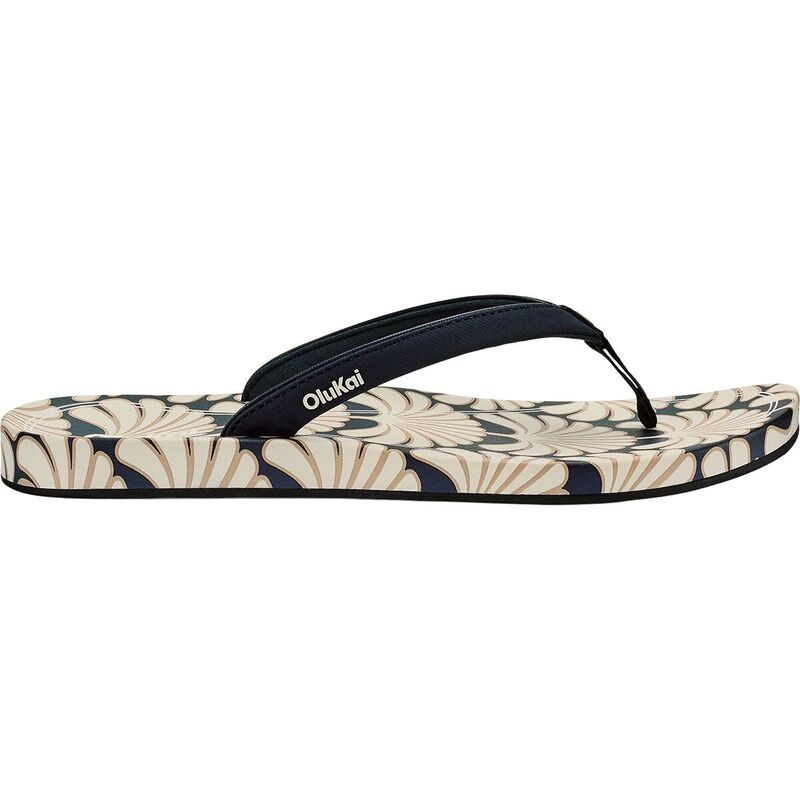 オルカイ レディース シューズ サンダル Olukai Uiki Flip Flop Womens Trench BluePai ブルー