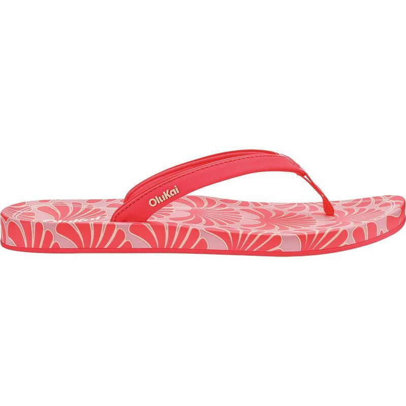 オルカイ レディース シューズ サンダル Olukai Uiki Flip Flop Womens Hot PinkPai ピンク