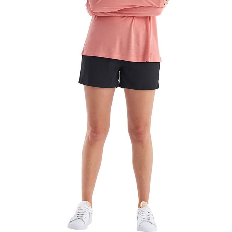フリー フライ レディース ボトムス カジュアルパンツ Free Fly PullOn Breeze Short Womens Black2