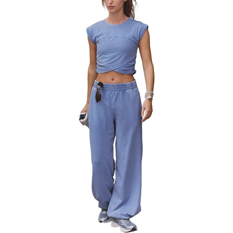フリーピープル レディース ボトムスカート FP Movement Hotshot Crossover Set Womens Blue Ash アッシュ