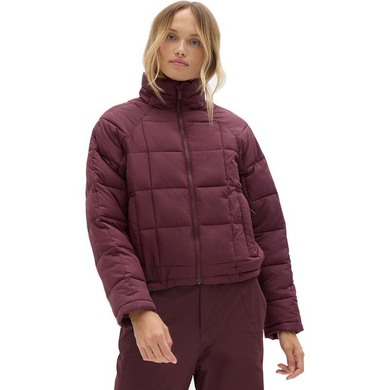 ハーフデイズ レディース アウター ジャケット・ブルゾン Halfdays Nellie Packable Puffer Womens Glazed Cherry