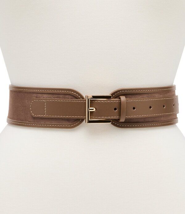 パトリシアナシュ レディース アクセサリー ベルト スエード Patricia Nash Dillards 2 Suede Waistretch Beltaupe トープ