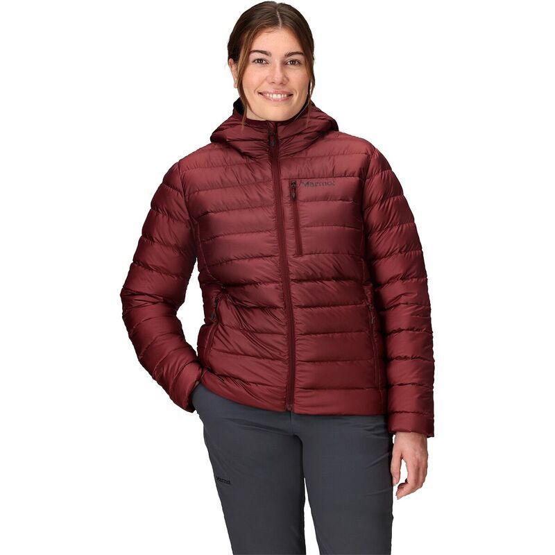 マーモット レディース アウター ジャケット・ブルゾン ダウン Marmot Highlander Hoodedown Jacket Womens Acai Berry