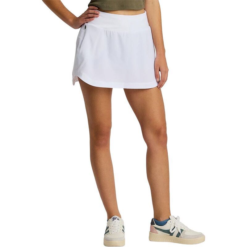 フリー フライ レディース ボトムスカート Free Fly Lined Active Breeze Skort Womens Bright White ホワイト