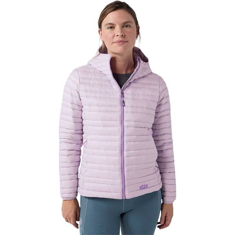 スティオ レディース アウター ジャケット・ブルゾン フーデッドジャケット ダウン STIO Pinion Down Hooded Jacket Womens Lavender Haze ラベンダー
