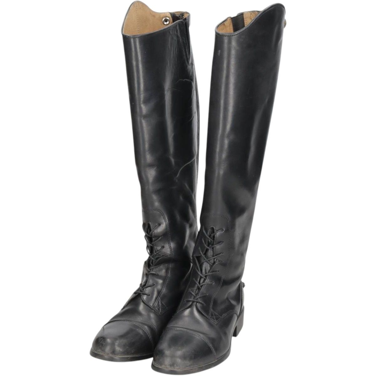 古着 アリアト Ariat 4LR ストレートチップ ジョッキー乗馬ブーツ ロングブーツ 9B メンズ27.0cm相当/saa015240
