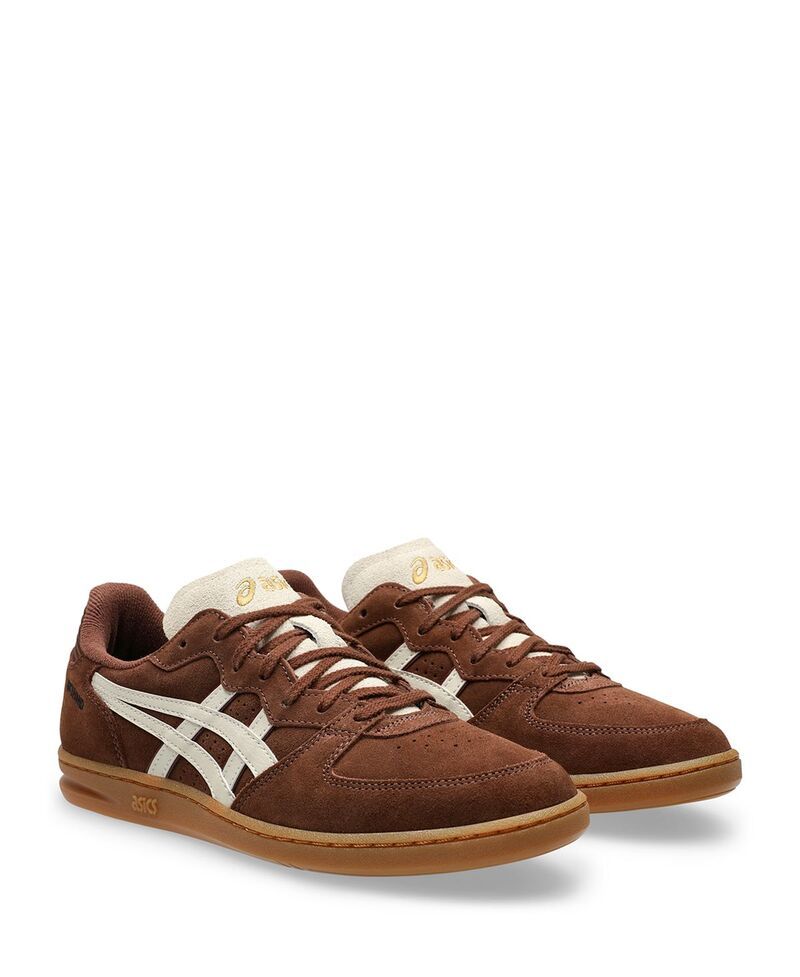 アシックス メンズ シューズ スニーカー Asics Unisex Skyhand OG Sneakers Reddish Brown ブラウン