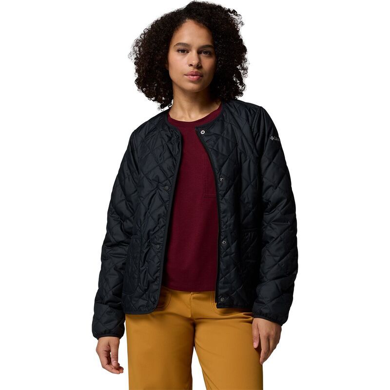 コロンビア レディース アウター ジャケット・ブルゾン Columbia Copper Crest Collarless Jacket Womens Black ブラック