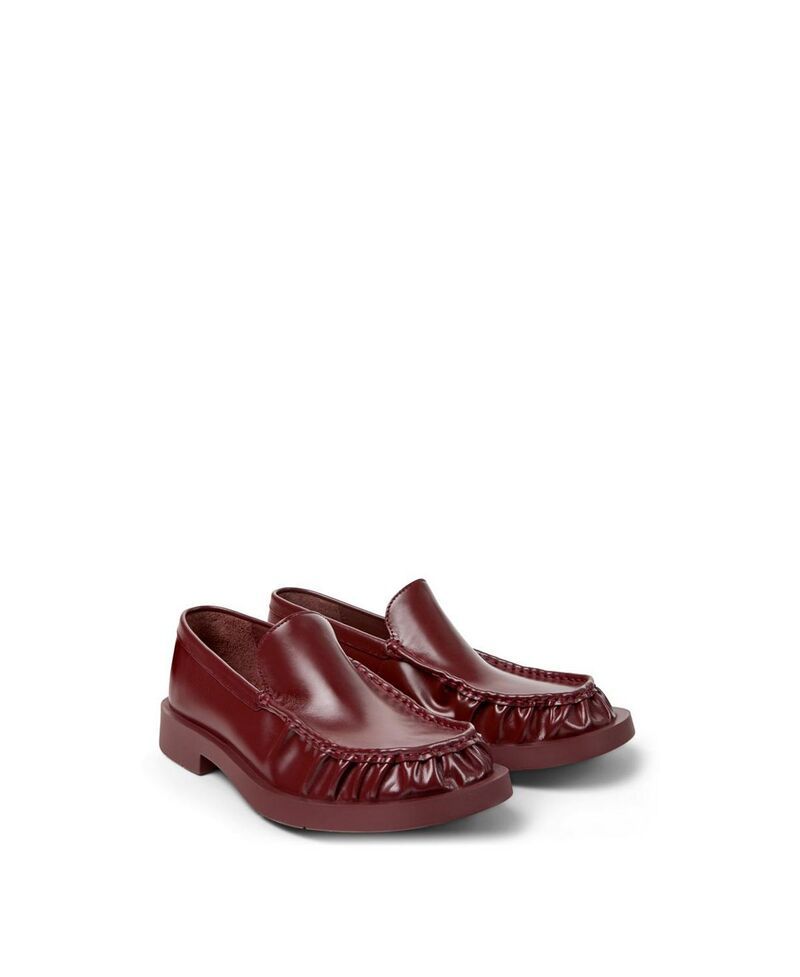 カンペール メンズ シューズ スリッポン・ローファー Camper Lab Mens 1978 Loafers Burgundy バーガンディ