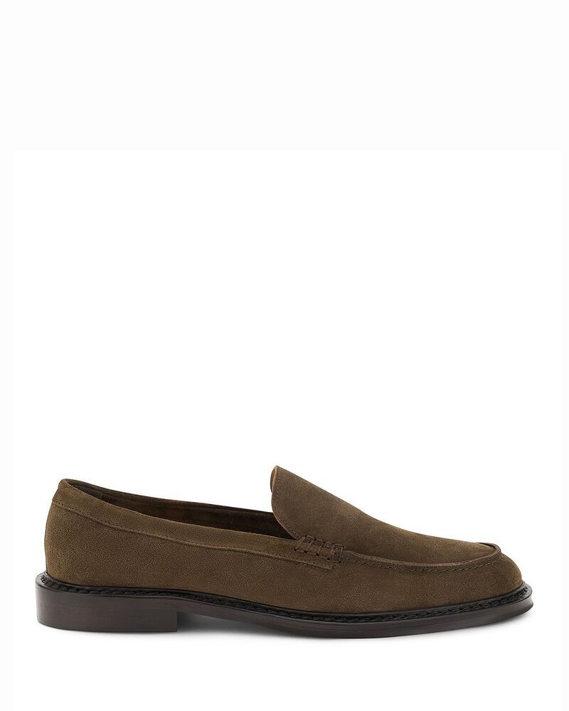 ボッジミラノ メンズ シューズ スリッポン・ローファー スエード レザー Boggi Milano Mensuede Leather Loafers Taupe トープ