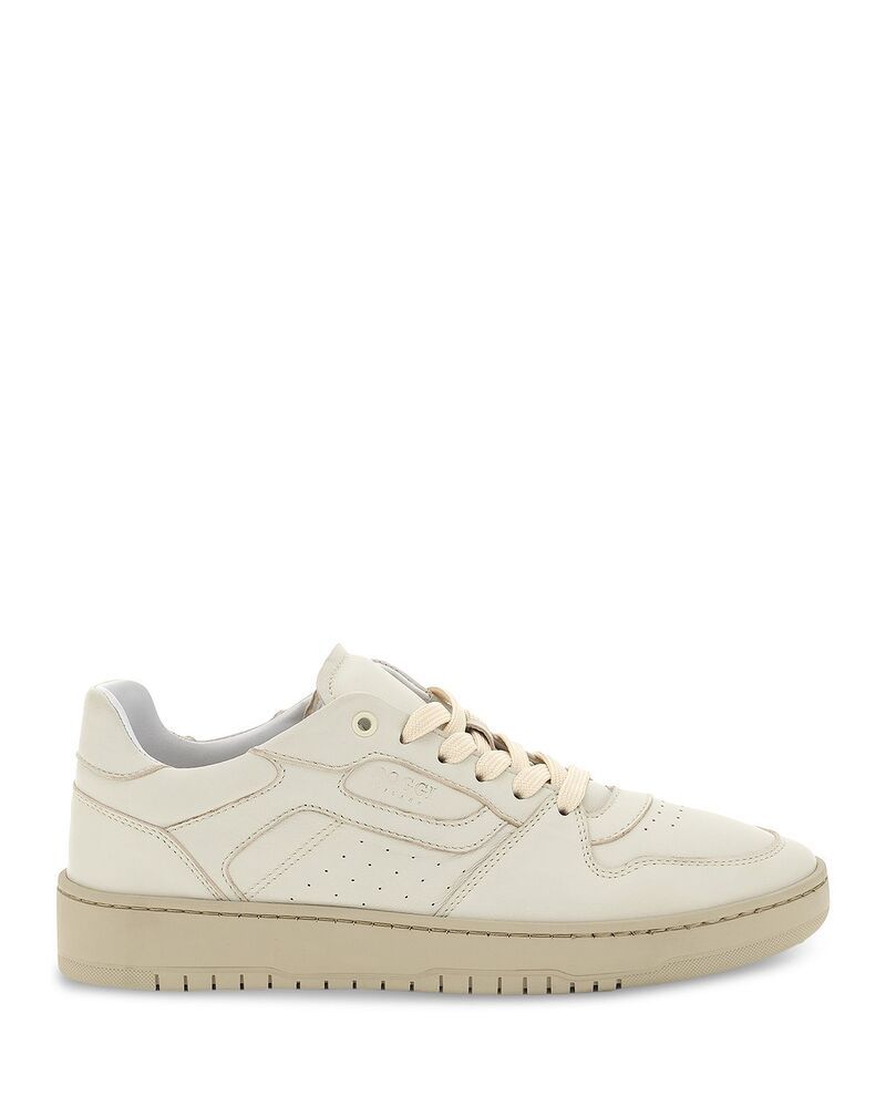 ボッジミラノ メンズ シューズ スニーカー レザー Boggi Milano Mens Extra Soft Leather Sneakers White ホワイト