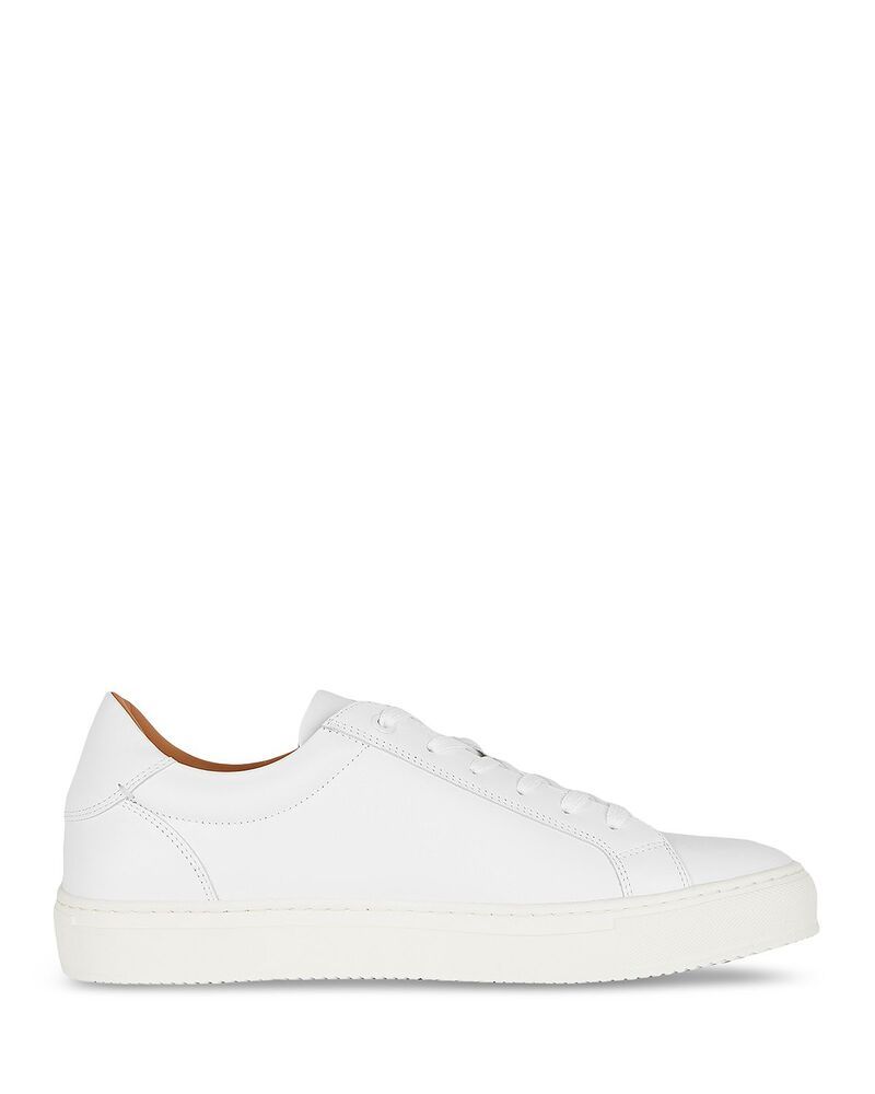 ボッジミラノ メンズ シューズ スニーカー レザー Boggi Milano Mens White Leather Trainer Sneakers White ホワイト