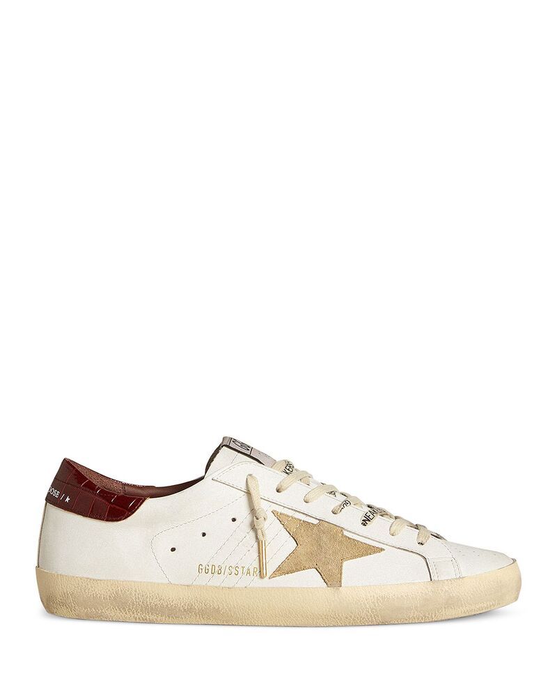ゴールデングース メンズ シューズ スニーカー レザー Golden Goose Mensuper Star Leather Sneakers WhiteBrown ホワイト 109,340円
