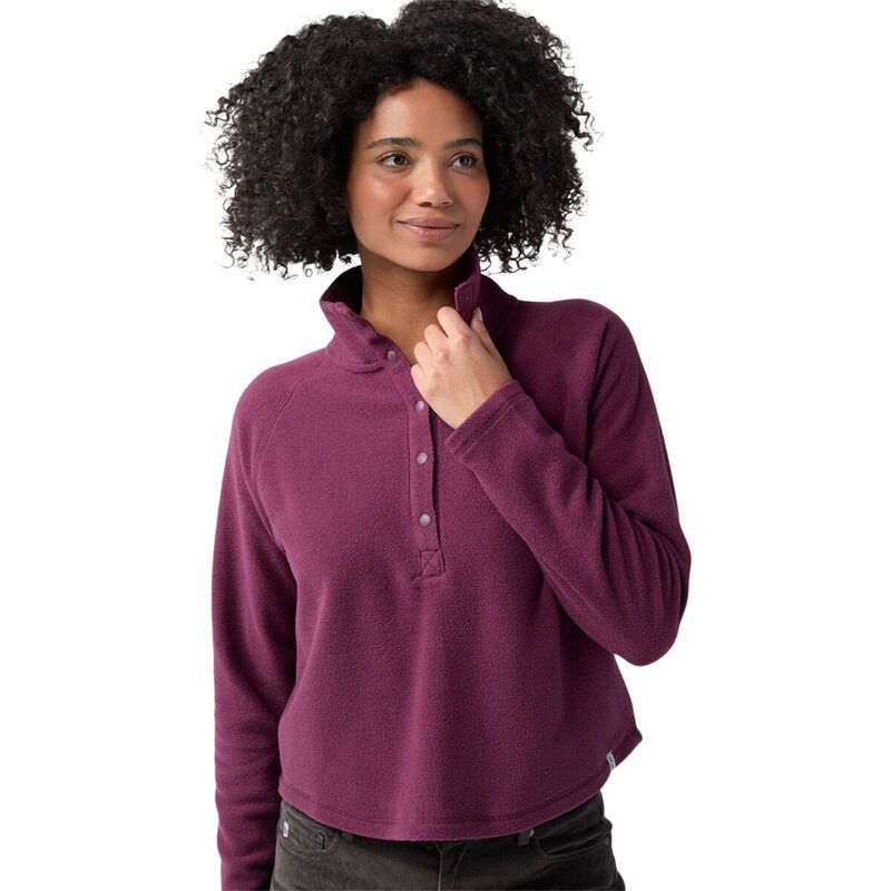 スティオ レディース アウター ジャケット・ブルゾン フリース STIO Turpin Fleece Snapullover Womens Aubergine オーバージーン