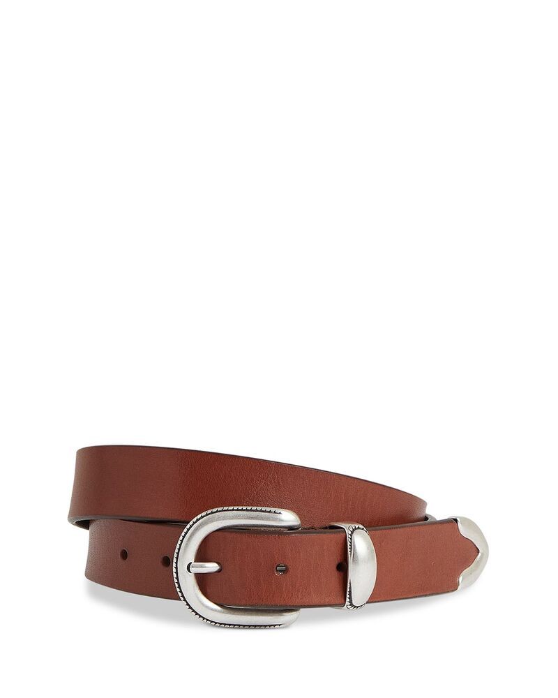 レイス メンズ アクセサリー ベルト レザー REISS Mens Jonny Western Detaileather Beltan Brown ブラウン