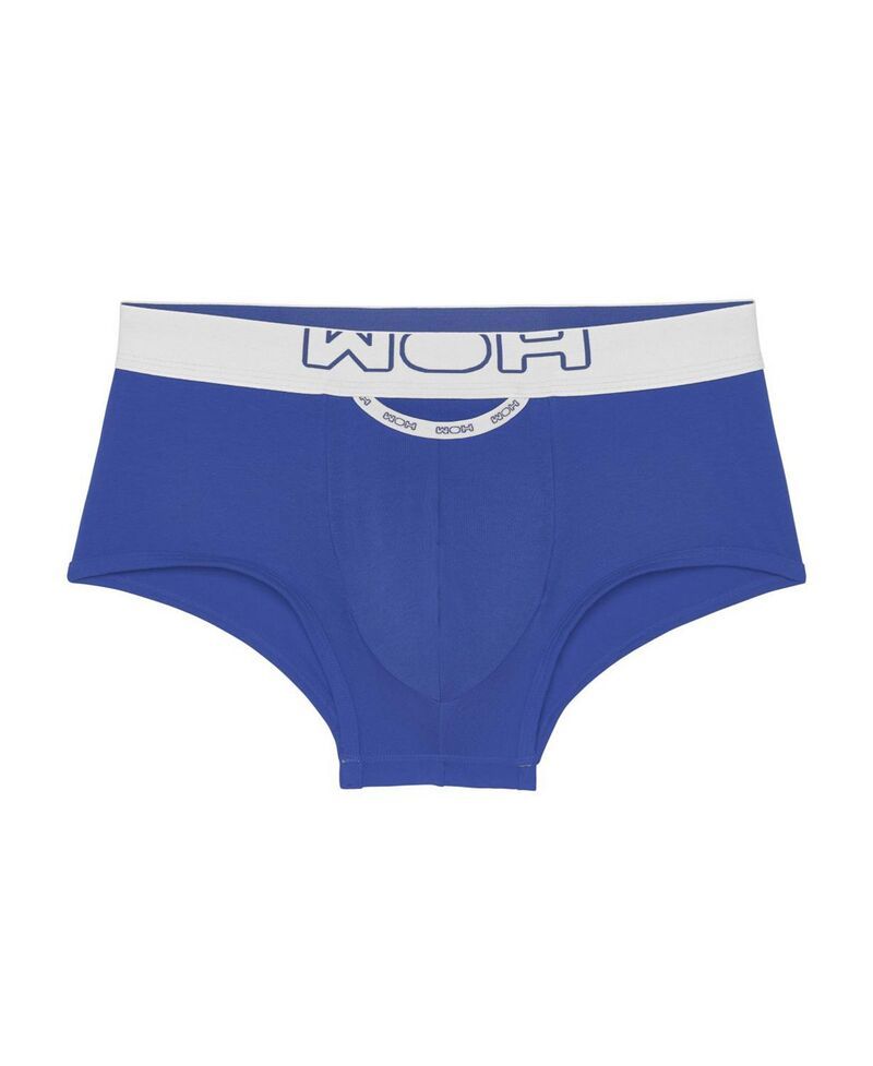 ホム メンズ アンダーウェア ボクサーパンツ コットン HOM WOH Sexy Fun Cotton Blend Trunks Blue ブルー