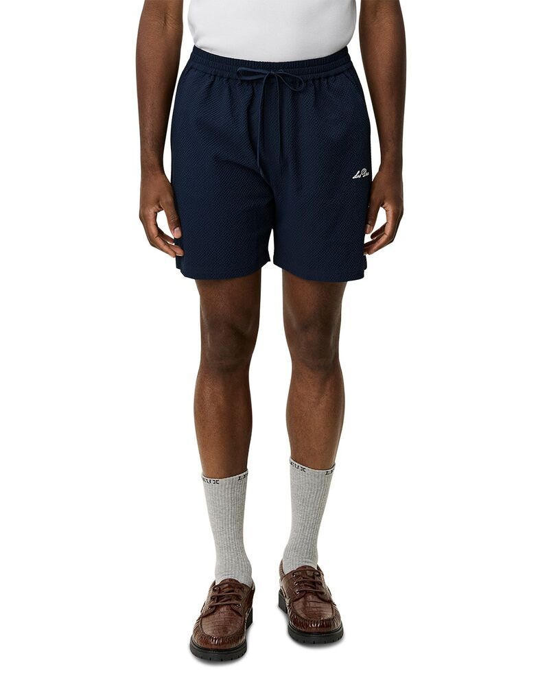 レ ドゥ メンズ アンダーウェア ボクサーパンツ Les Deux Stan Drawstring Trunks Dark Navy ネイビー