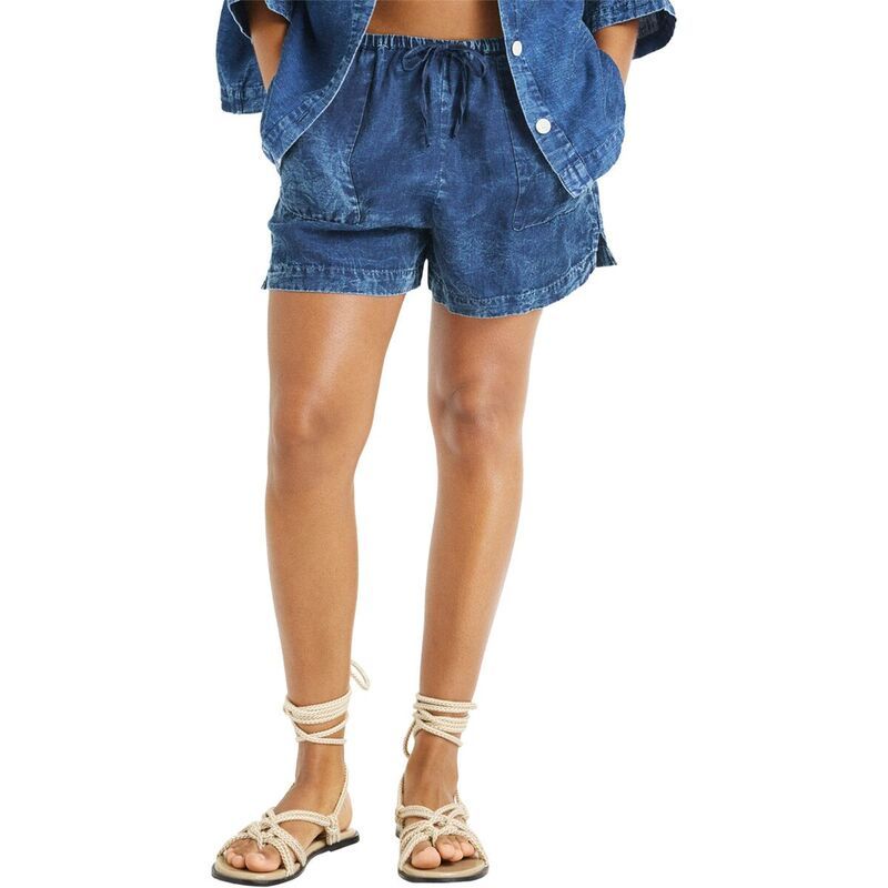 ビタミン A レディース ボトムス カジュアルパンツ Vitamin A Hana Short Womens Indigo インディゴ