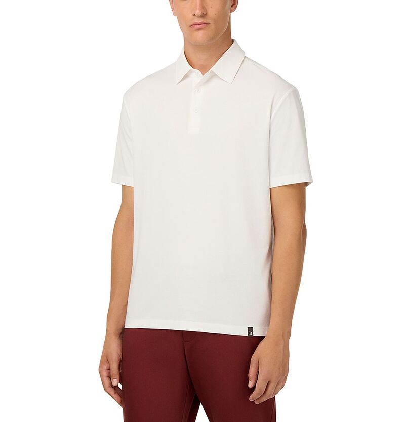 ボッジミラノ メンズ トップス ポロシャツ コットン Boggi Milano Polo Shirt In Stretch Supima Cotton White ホワイト