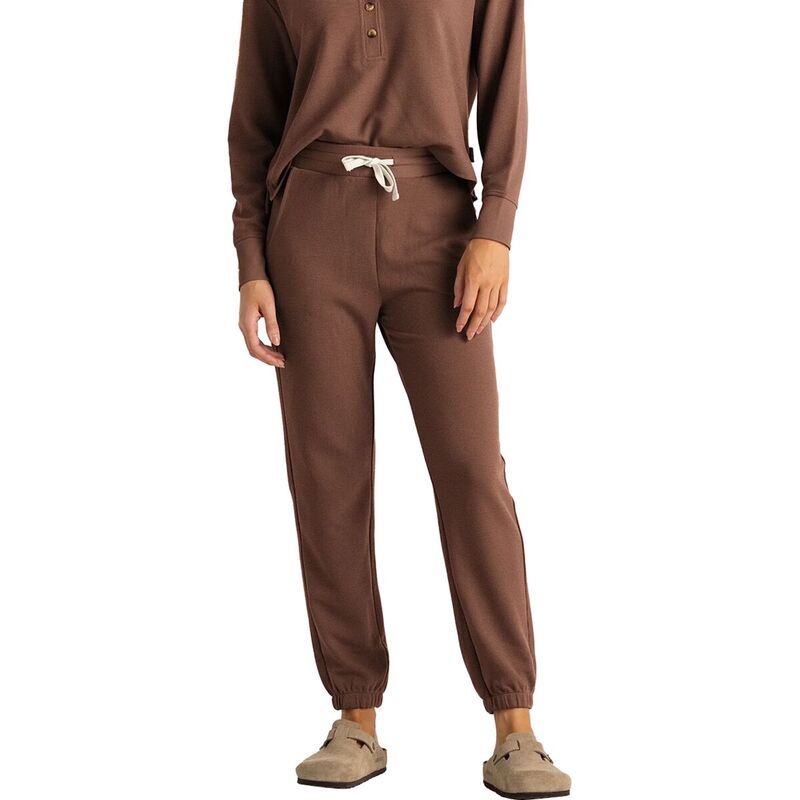 フリー フライ レディース ボトムス カジュアルパンツ Free Fly Waffle Jogger Womens Nutmeg