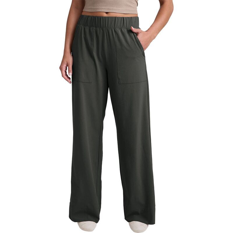 ビヨンドヨガ レディース ボトムス カジュアルパンツ ワイドレッグ Beyond Yoga Stretch Woven Wide Leg Pant Womenslate Green スレート